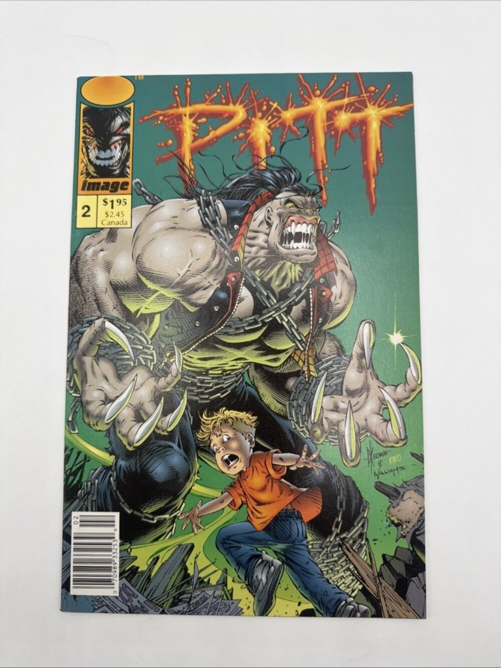 PITT #2 image comics 1993 NEWSSTAND